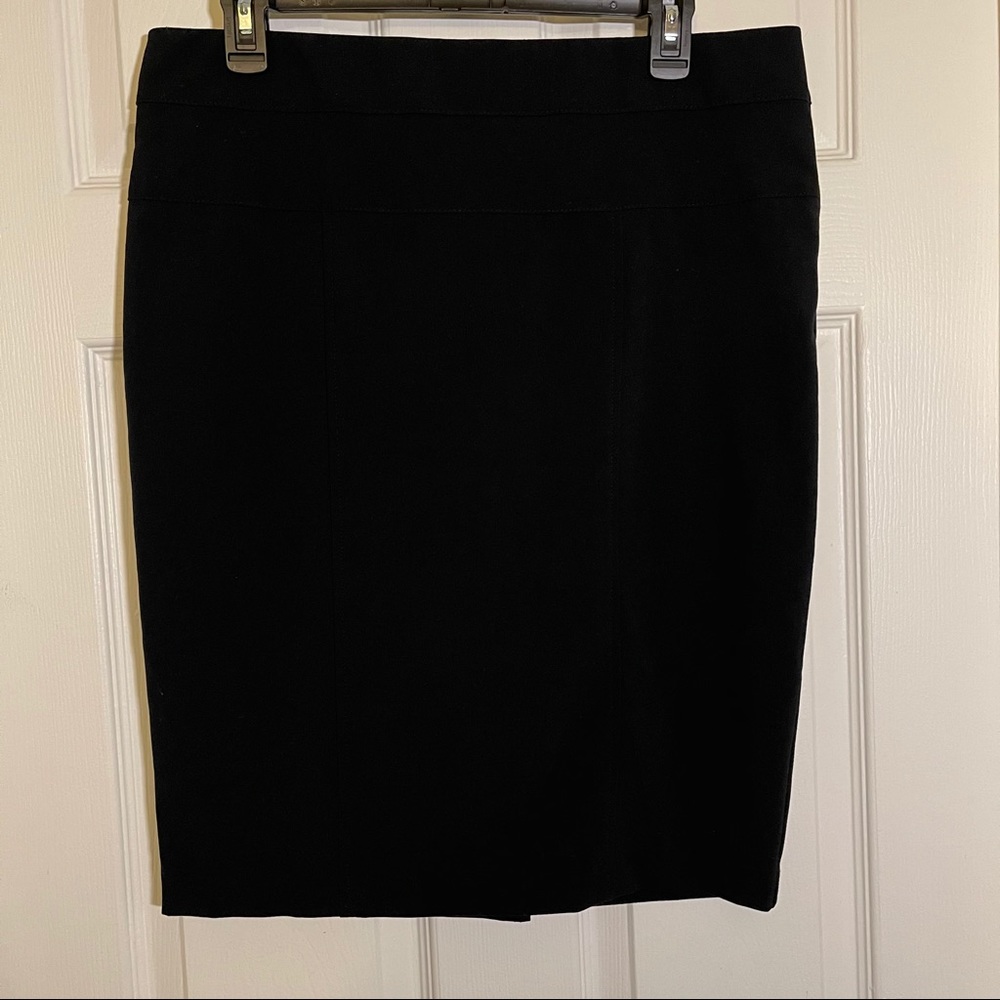 Black pencil skirt
